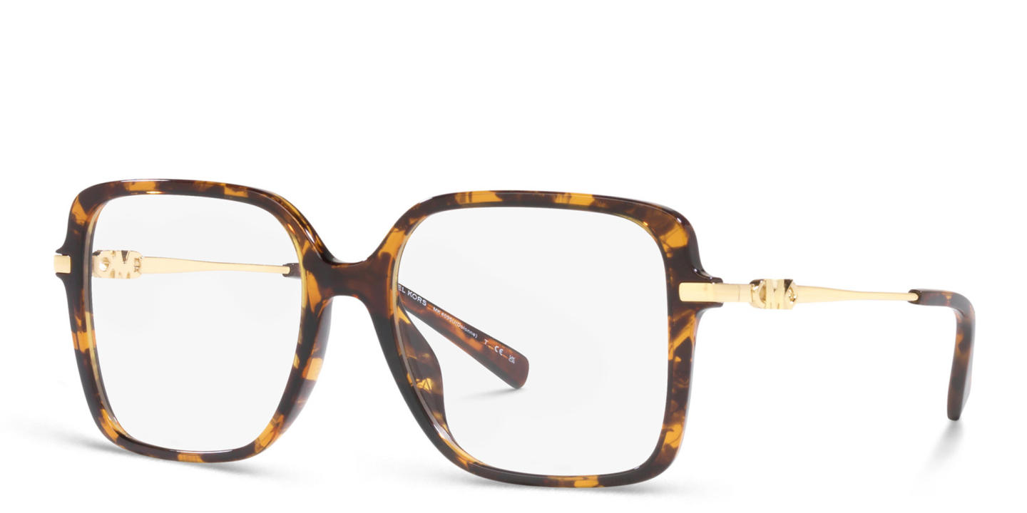 Michael Kors Square Eyeglasses in Tortoise – Product Photo 1