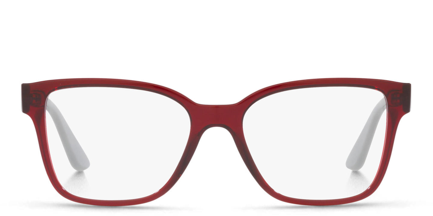 Vogue Eyewear Square Eyeglasses in Red – Product Photo 0