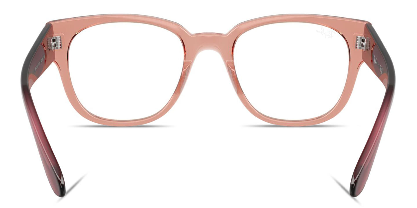 Ray-Ban Optics Unisex Square Eyeglasses in Pink – Product Photo 3
