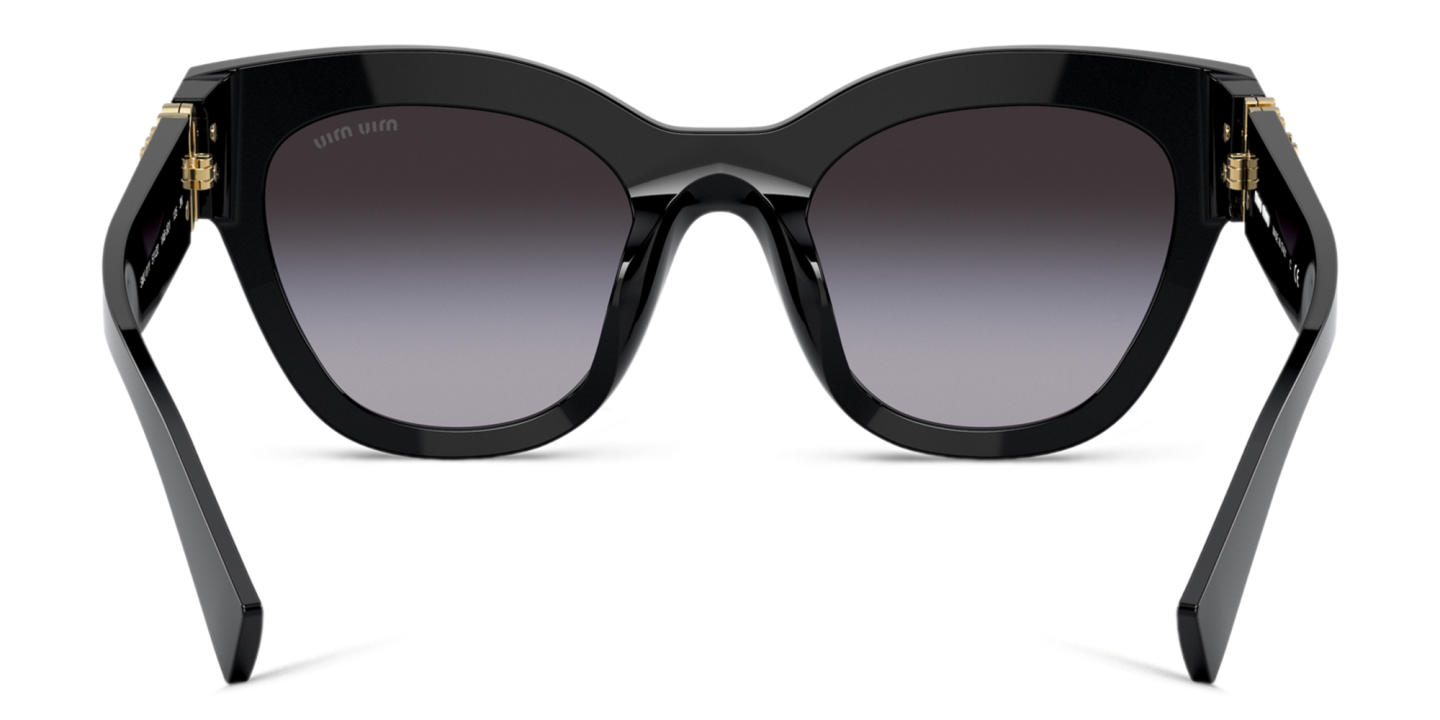 Shop MIU MIU Cat-Eye Sunglasses in Black online.
