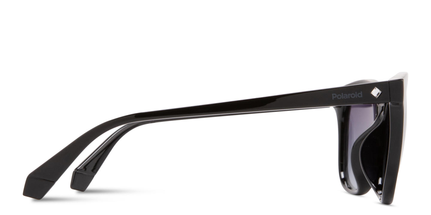 Shop Polaroid Square Sunglasses in Black online.