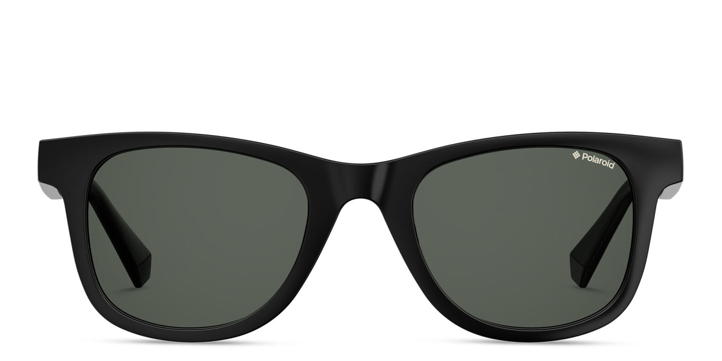 Shop Polaroid Square Sunglasses in Black online.