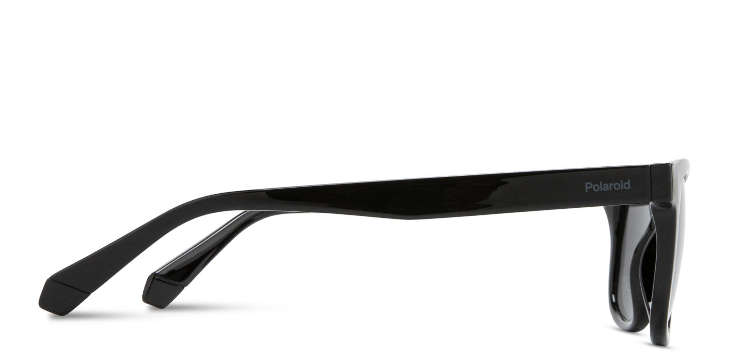 Shop Polaroid Square Sunglasses in Black online.