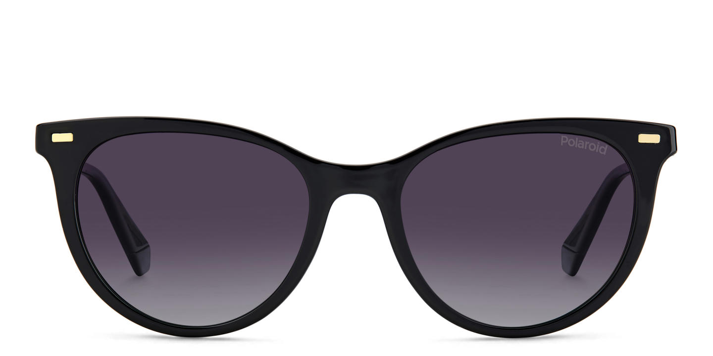 Shop Polaroid Cat-Eye Sunglasses in Black online.