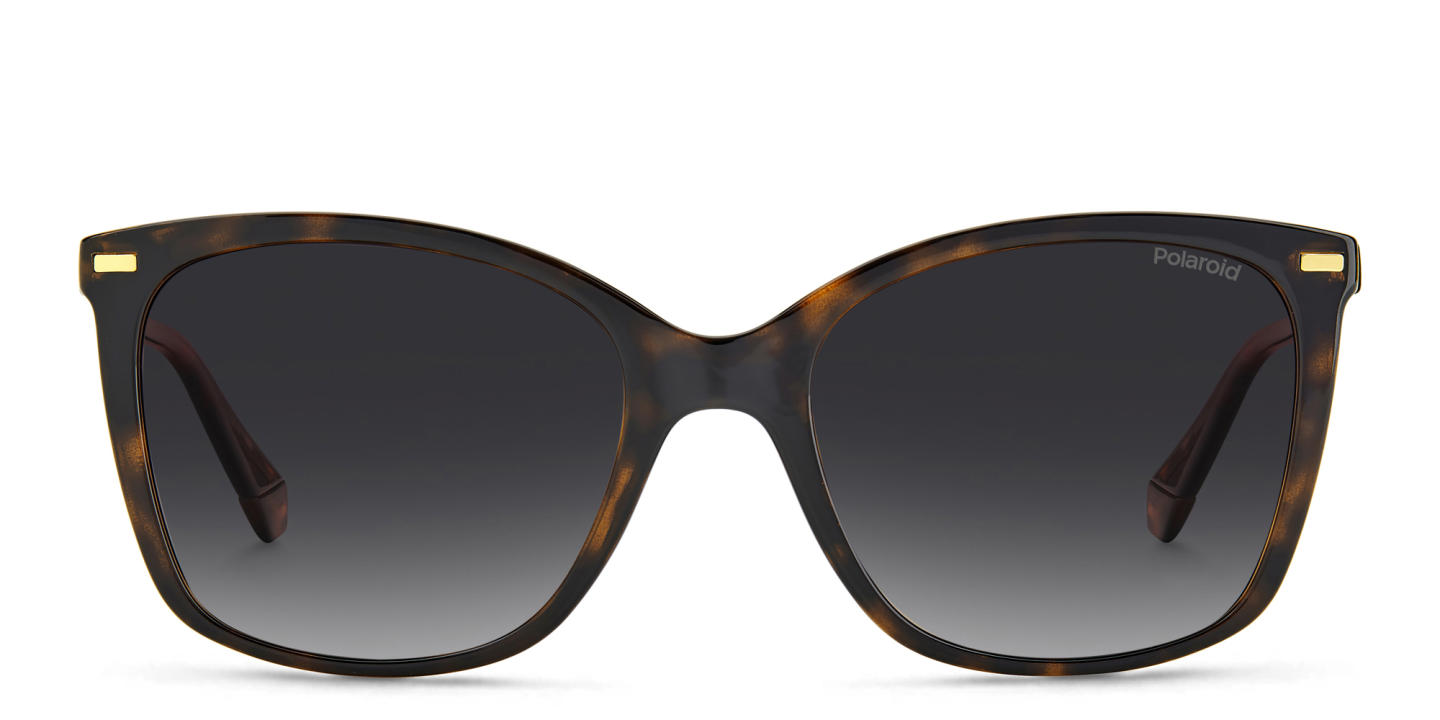 Polaroid Oversized Square Sunglasses in Havana – Product Photo 0