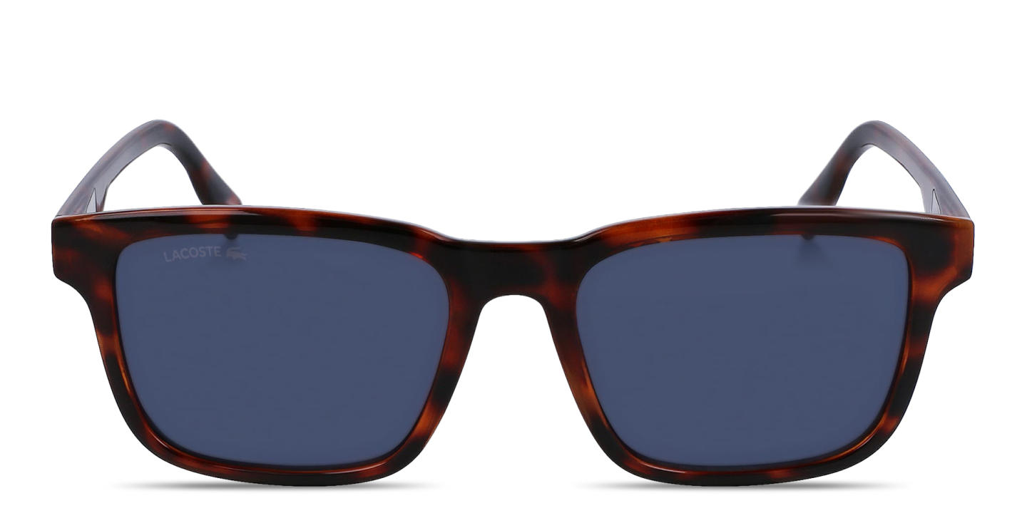 Lacoste Logo Lettering Square Sunglasses in Brown – Product Photo 0