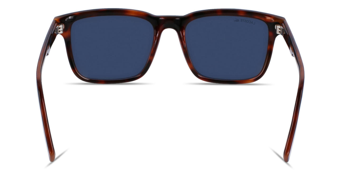 Lacoste Logo Lettering Square Sunglasses in Brown – Product Photo 3