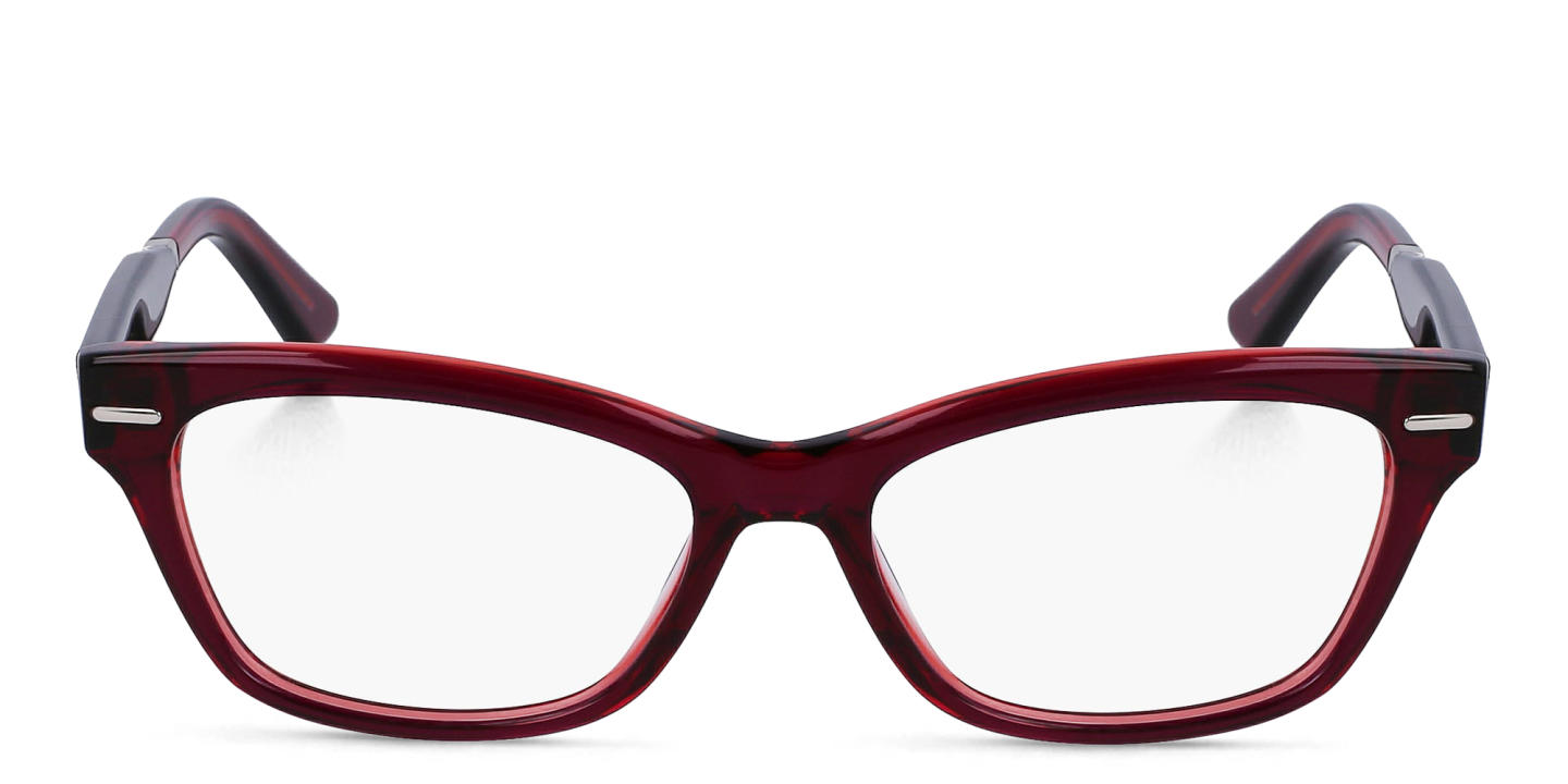 Calvin Klein Cat-Eye Eyeglasses in Red – Product Photo 0