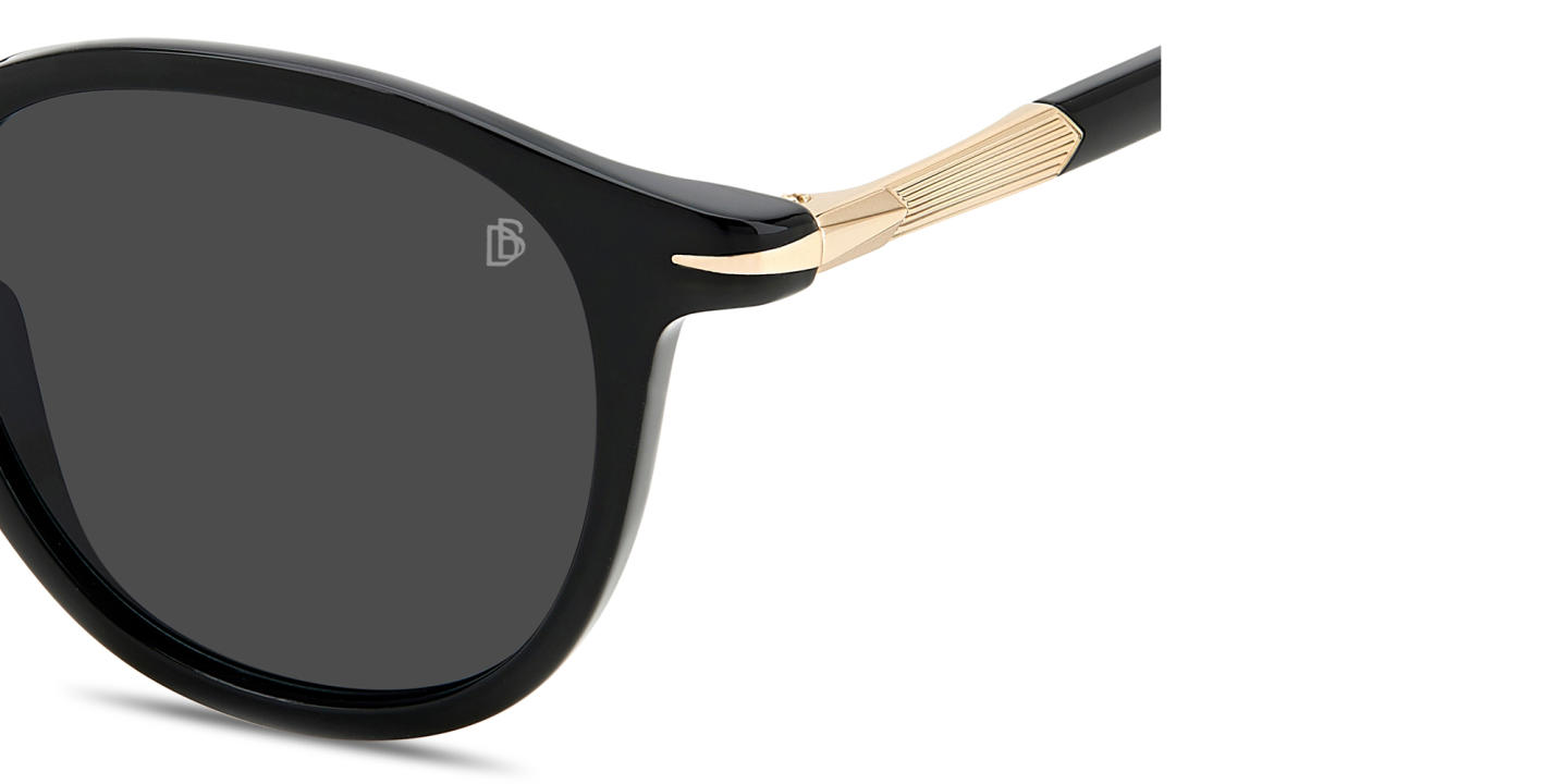 DAVID BECKHAM Panthos Sunglasses in Black Gold – Product Photo 4