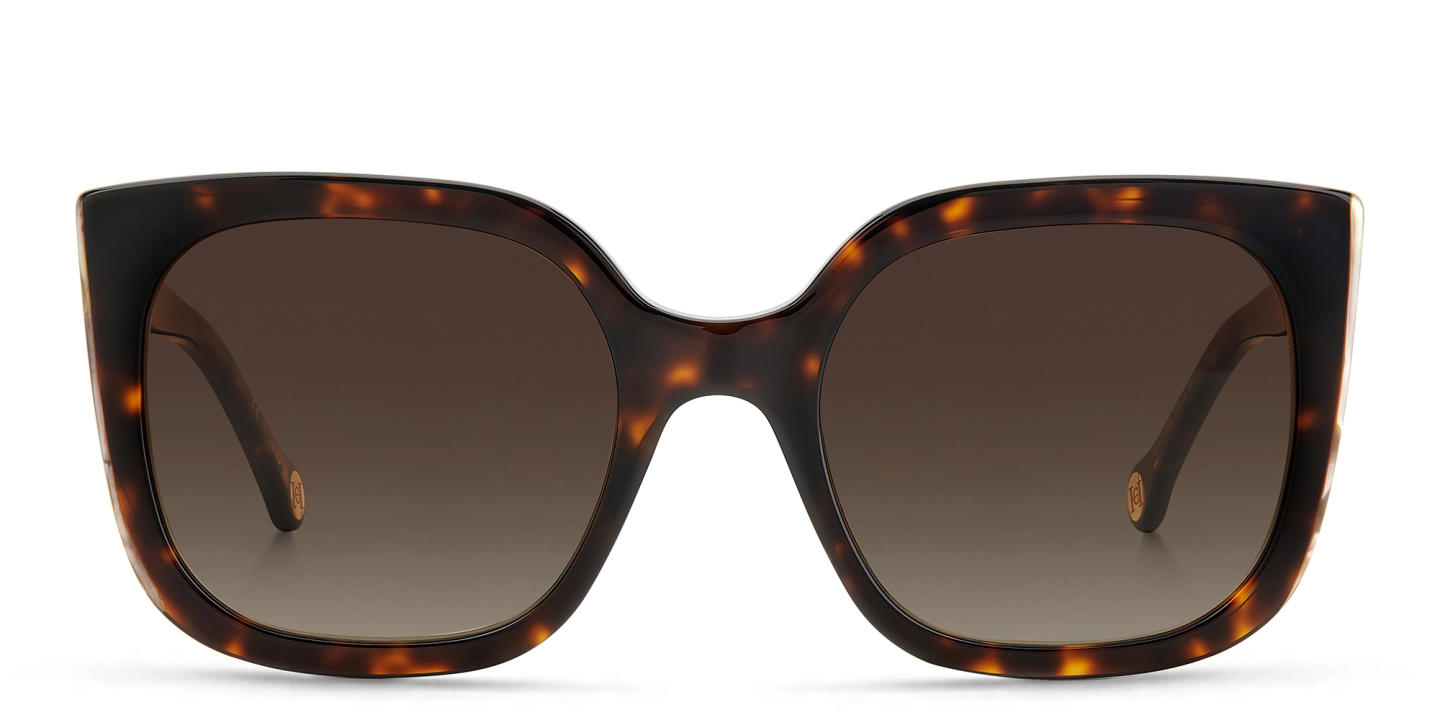 Carolina Herrera Oversized Square Sunglasses in Havana – Product Photo 0