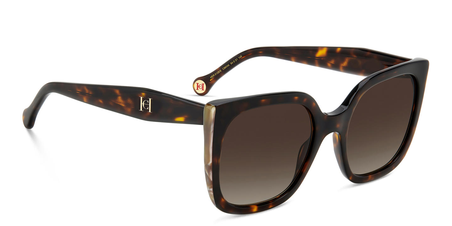Carolina Herrera Oversized Square Sunglasses in Havana – Product Photo 2