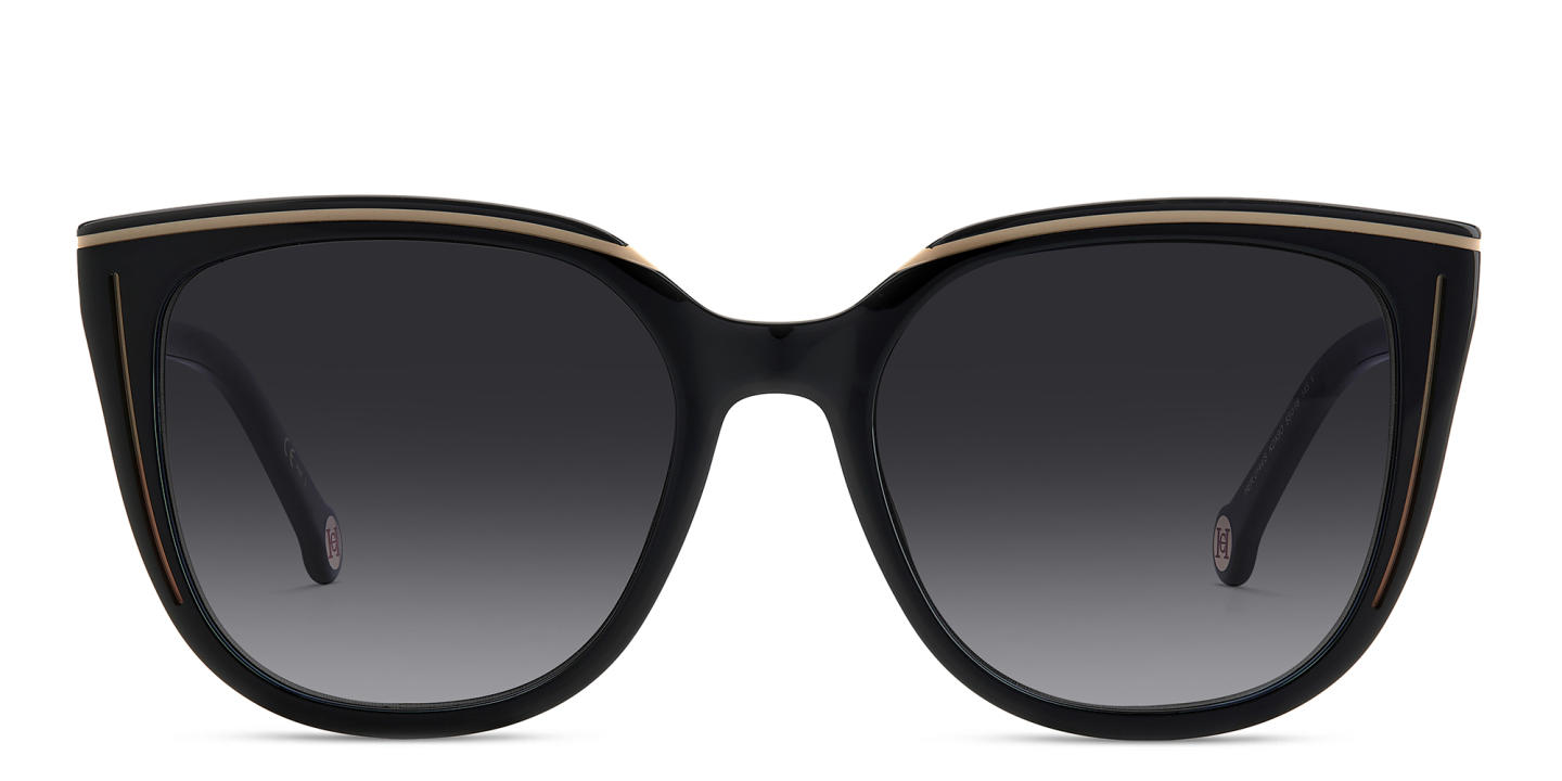 Carolina Herrera Round Sunglasses in Black – Product Photo 0