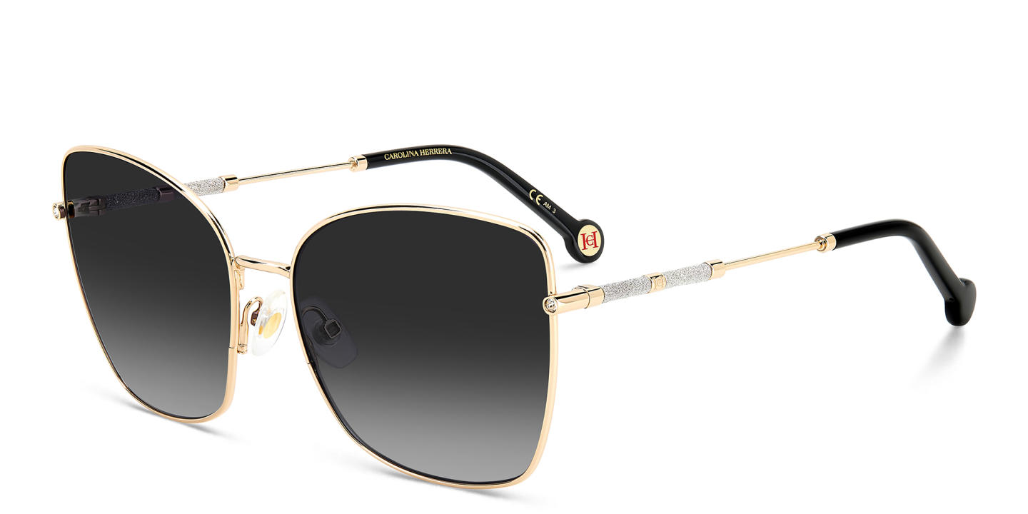 Carolina Herrera Cat-Eye Sunglasses in Rose Gold – Product Photo 1