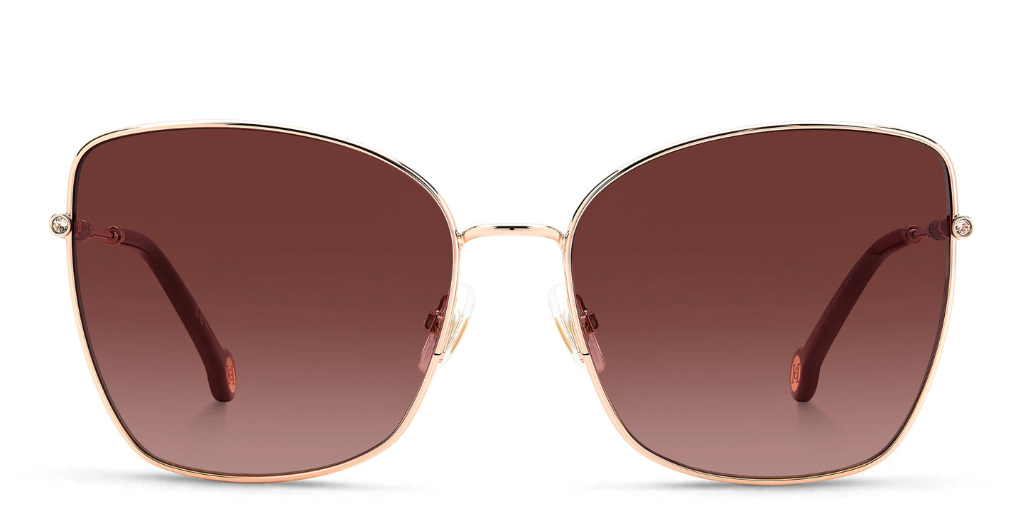 Carolina Herrera Cat-Eye Sunglasses in Gold – Product Photo 0