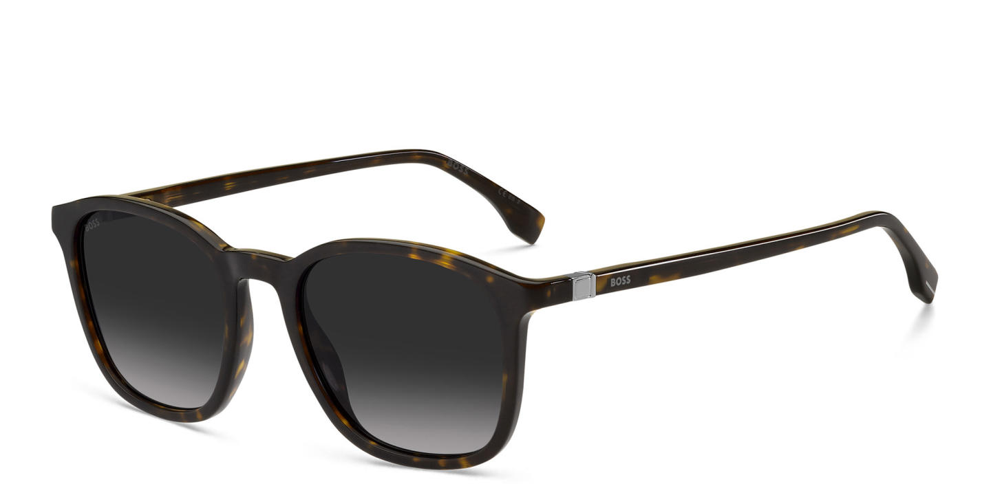 Hugo Boss Round Sunglasses in Havana – Product Photo 1