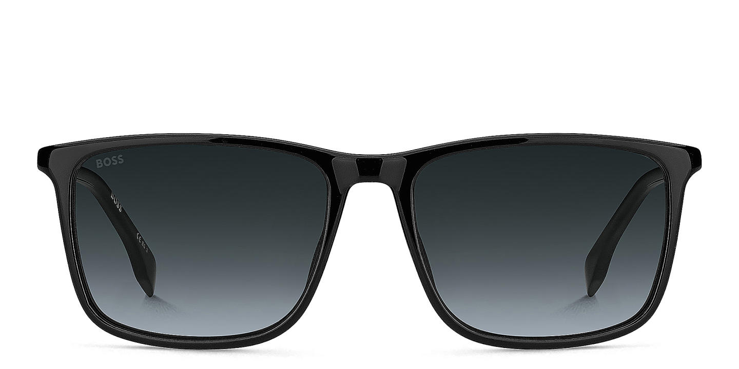 Hugo Boss Logo Square Sunglasses in Black – Product Photo 0