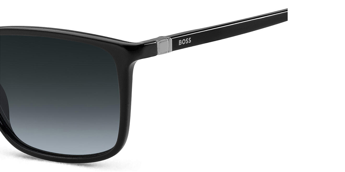 Hugo Boss Logo Square Sunglasses in Black – Product Photo 2