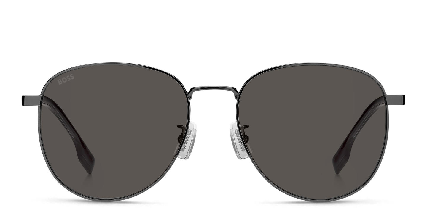 Hugo Boss Round Sunglasses in Dark Gunmetal – Product Photo 0