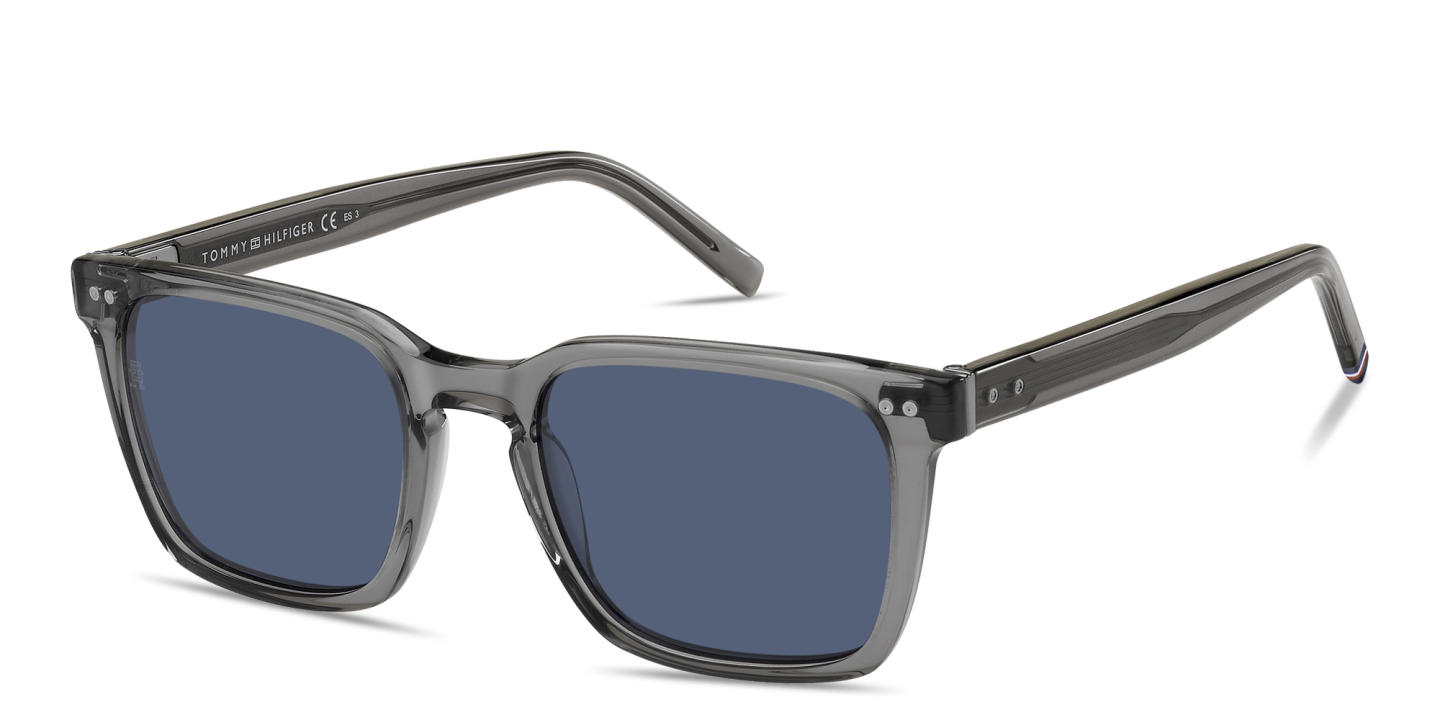 Buy Tommy Hilfiger Logo Lettering Rectangle Sunglasses Online | Doctor ...