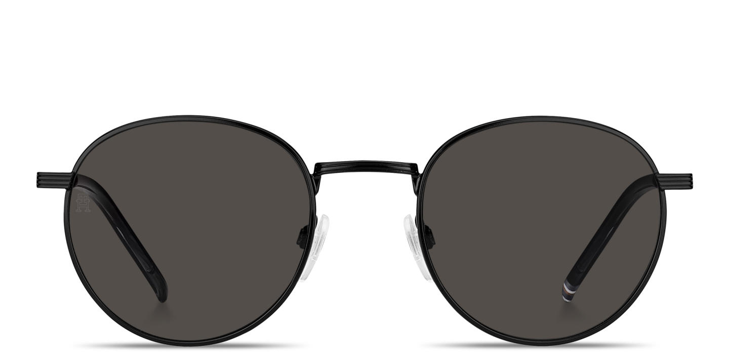 Tommy Hilfiger Round Sunglasses in Black – Product Photo 0