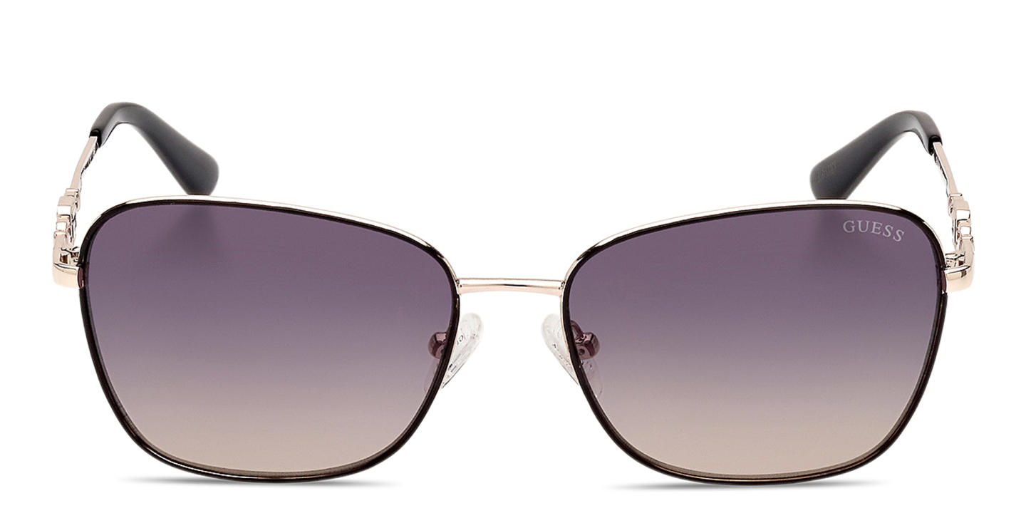 Shop Guess G Logo Cat-Eye Sunglasses in Gold online.