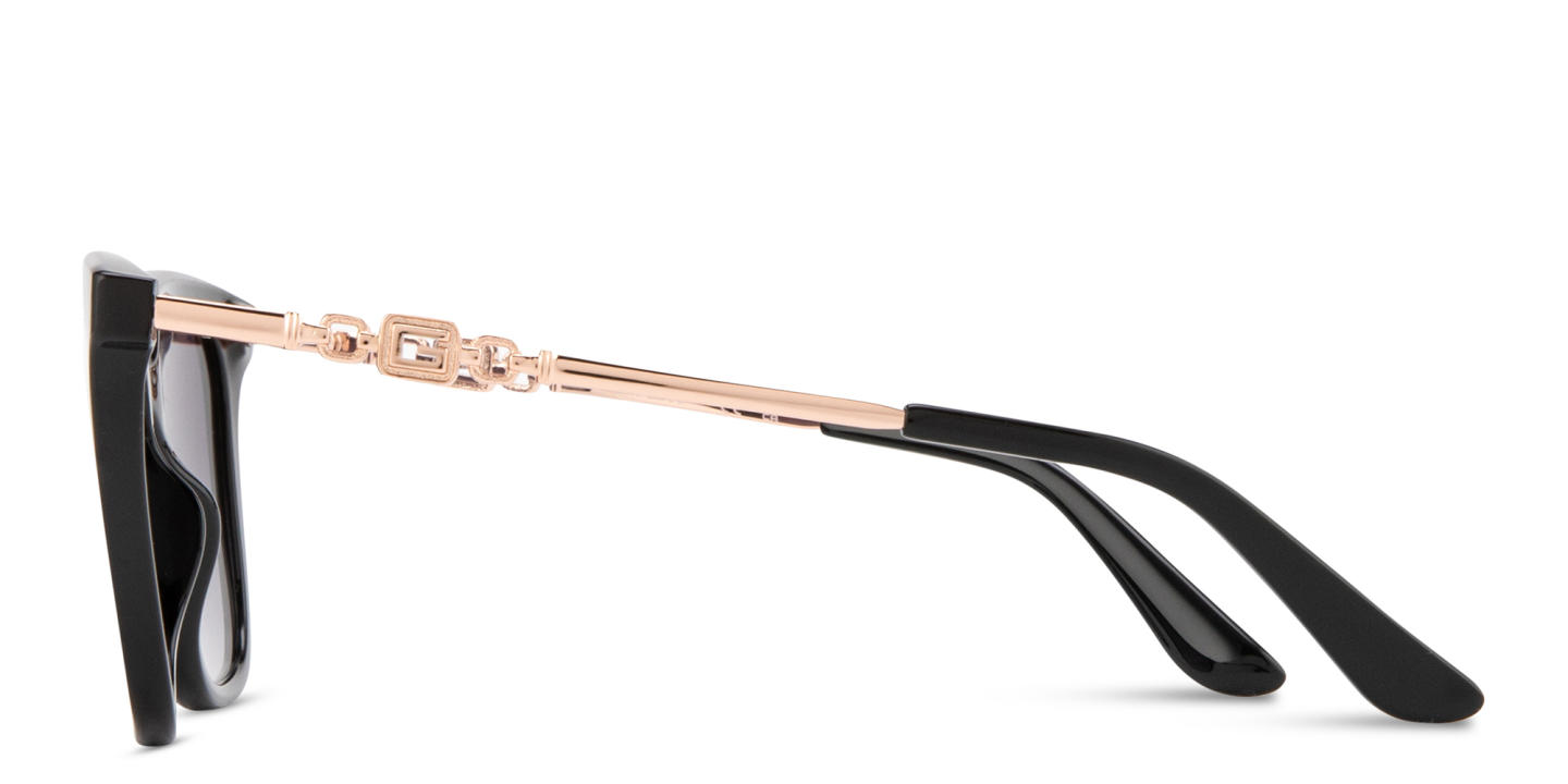 Shop Guess G Logo Square Sunglasses in Black online.