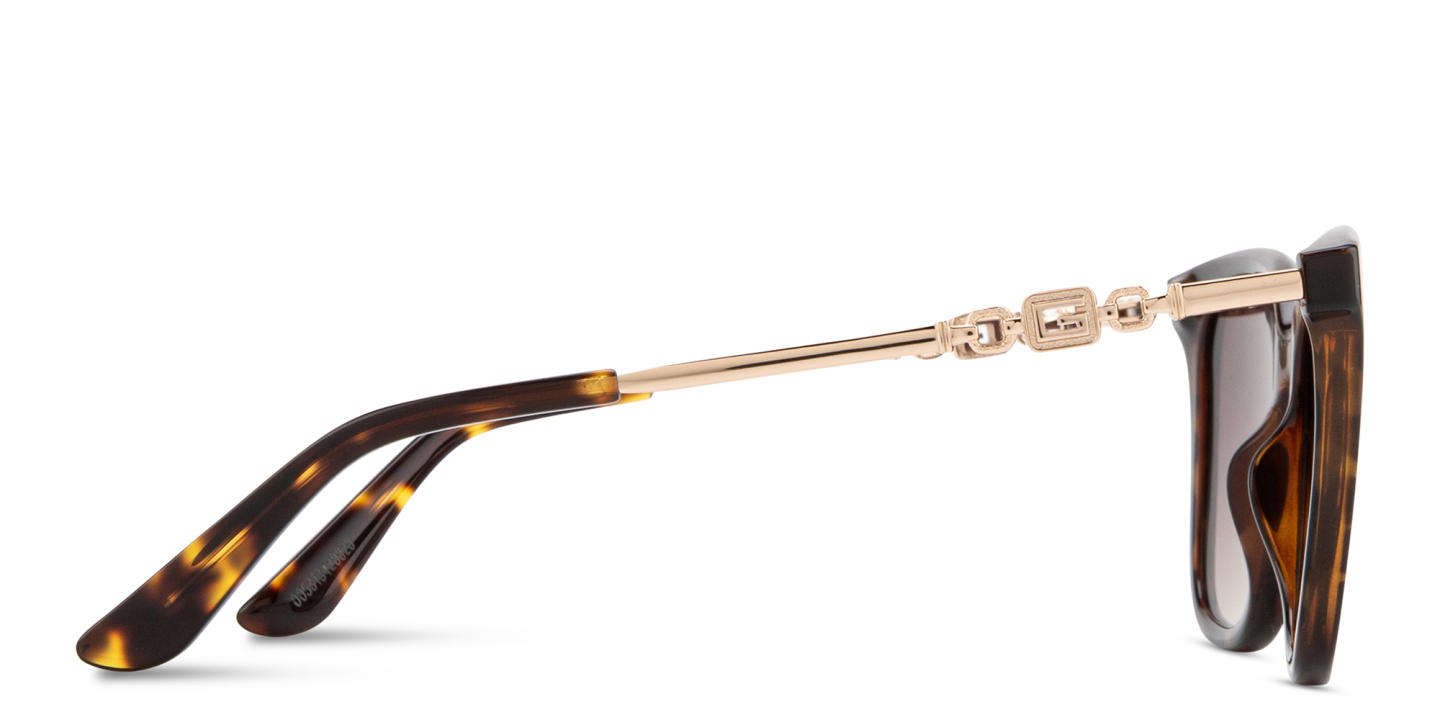 Shop Guess G Logo Square Sunglasses in Tortoise online.