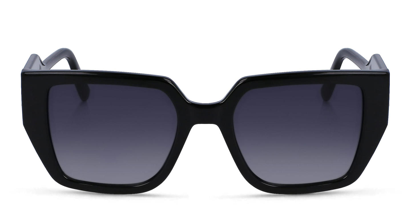 KARL LAGERFELD Rectangle Sunglasses in Black – Product Photo 0