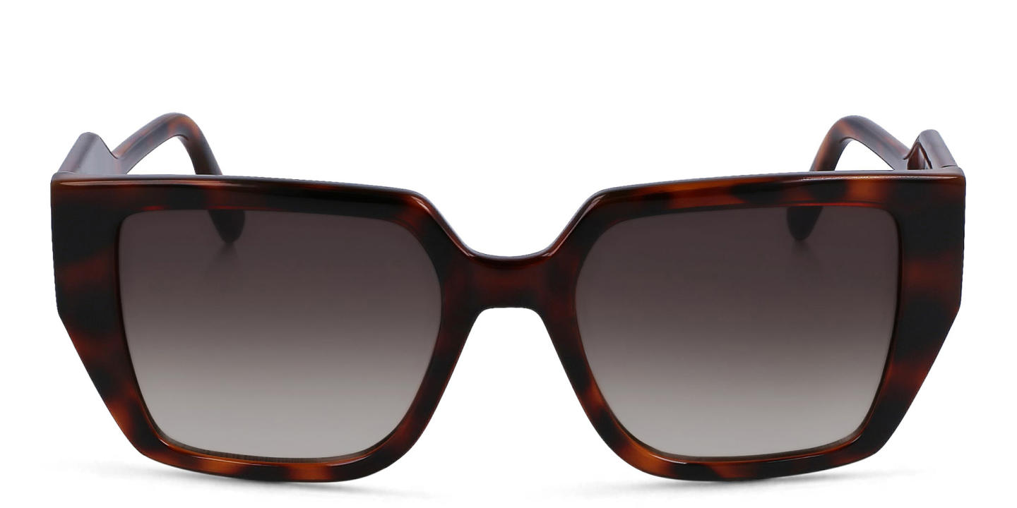 KARL LAGERFELD Rectangle Sunglasses in Tortoise – Product Photo 0