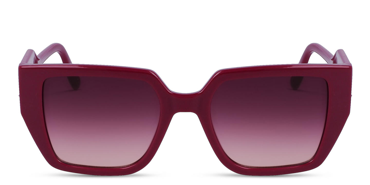 KARL LAGERFELD Rectangle Sunglasses in Purple – Product Photo 0