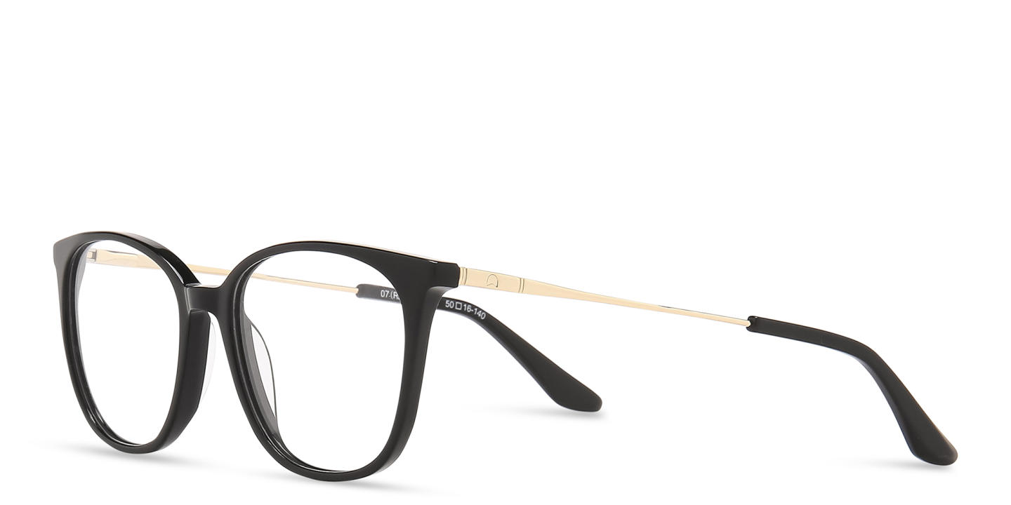 TRICE Square Eyeglasses in Black – Product Photo 1