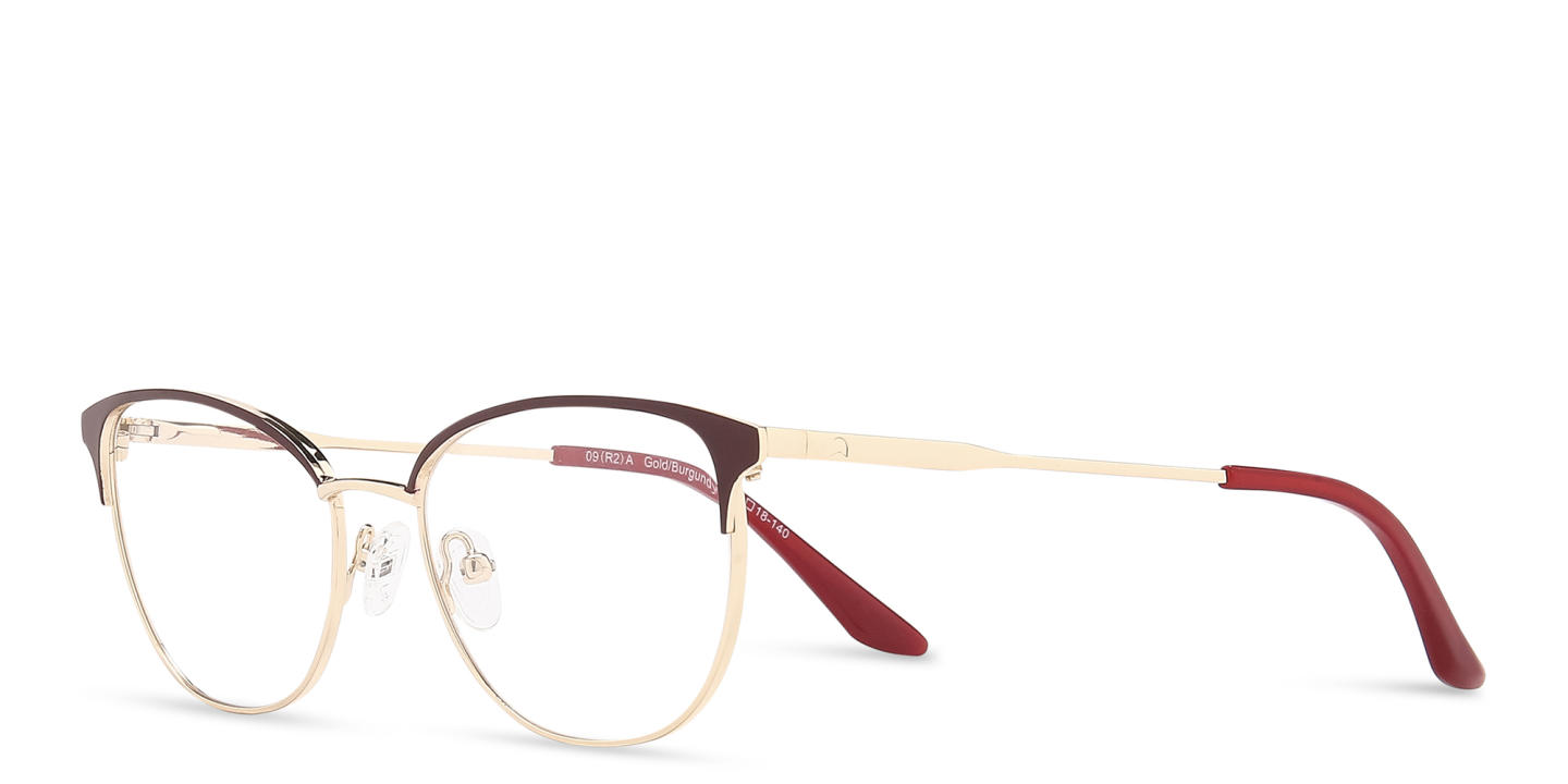 TRICE Cat-Eye Eyeglasses in Burgundy – Product Photo 1