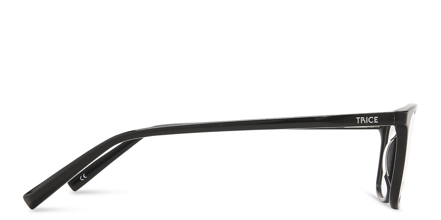 TRICE Square Eyeglasses in Black – Product Photo 3