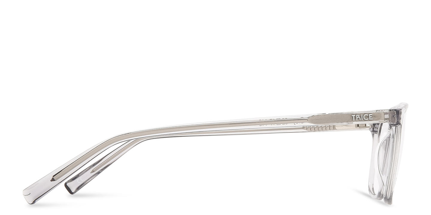 TRICE Square Eyeglasses in Grey – Product Photo 3