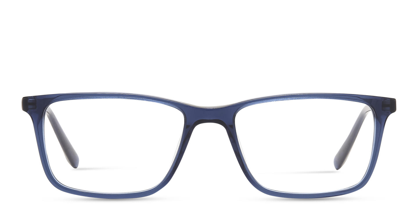 Shop TRICE Rectangle Eyeglasses in Blue online.
