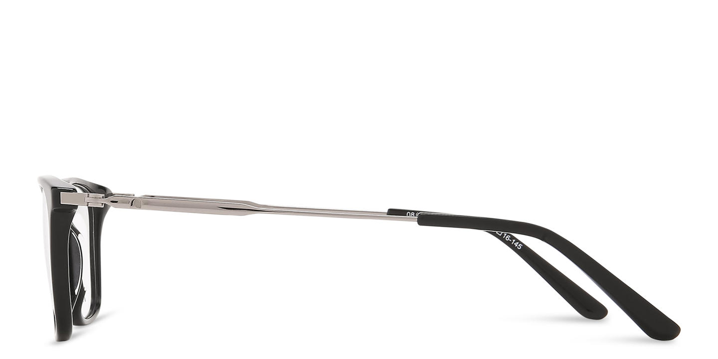 TRICE Square Eyeglasses in Black – Product Photo 2