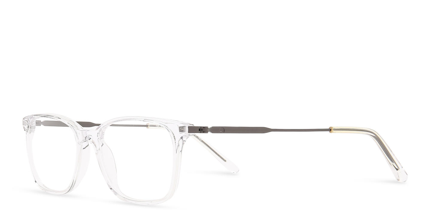 TRICE Square Eyeglasses in Clear – Product Photo 1