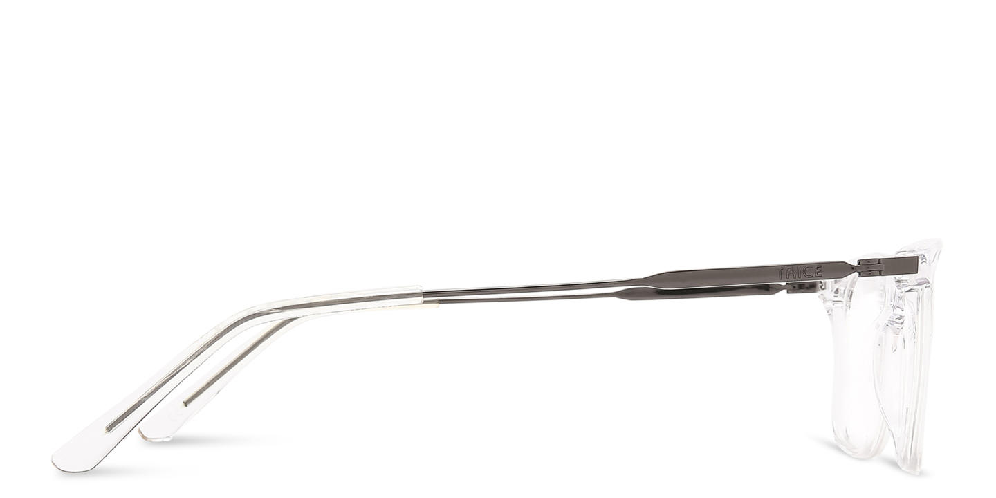 TRICE Square Eyeglasses in Clear – Product Photo 3