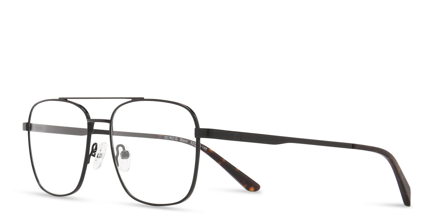 TRICE Square Eyeglasses in Black – Product Photo 1