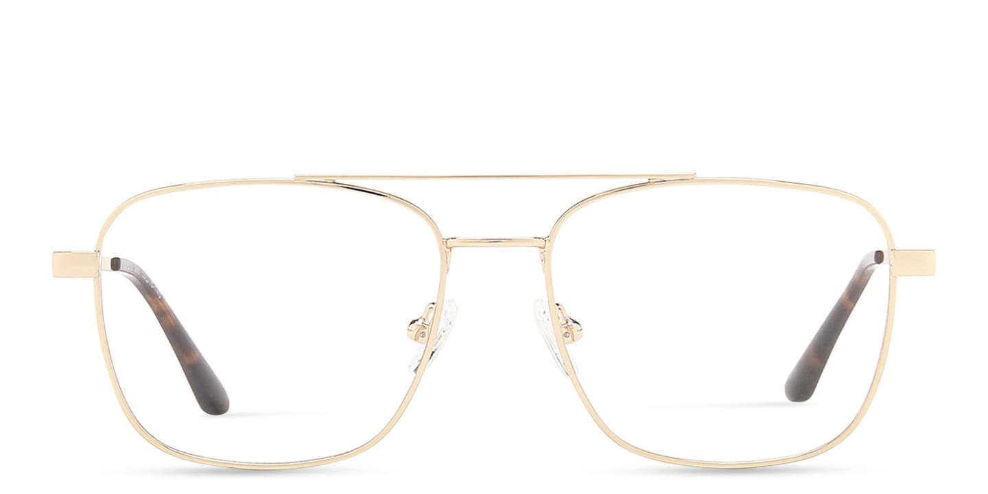 TRICE Square Eyeglasses in Gold – Product Photo 0