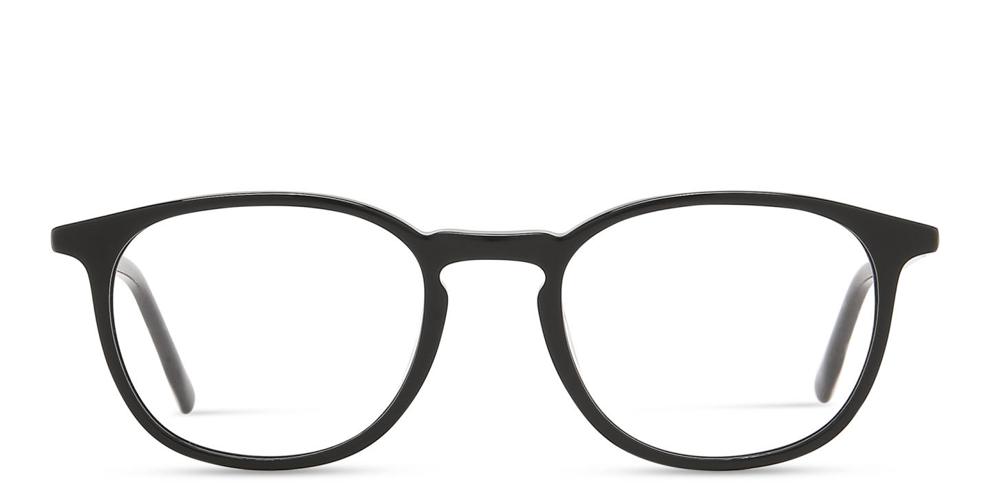 TRICE Unisex Round Eyeglasses in Black – Product Photo 0