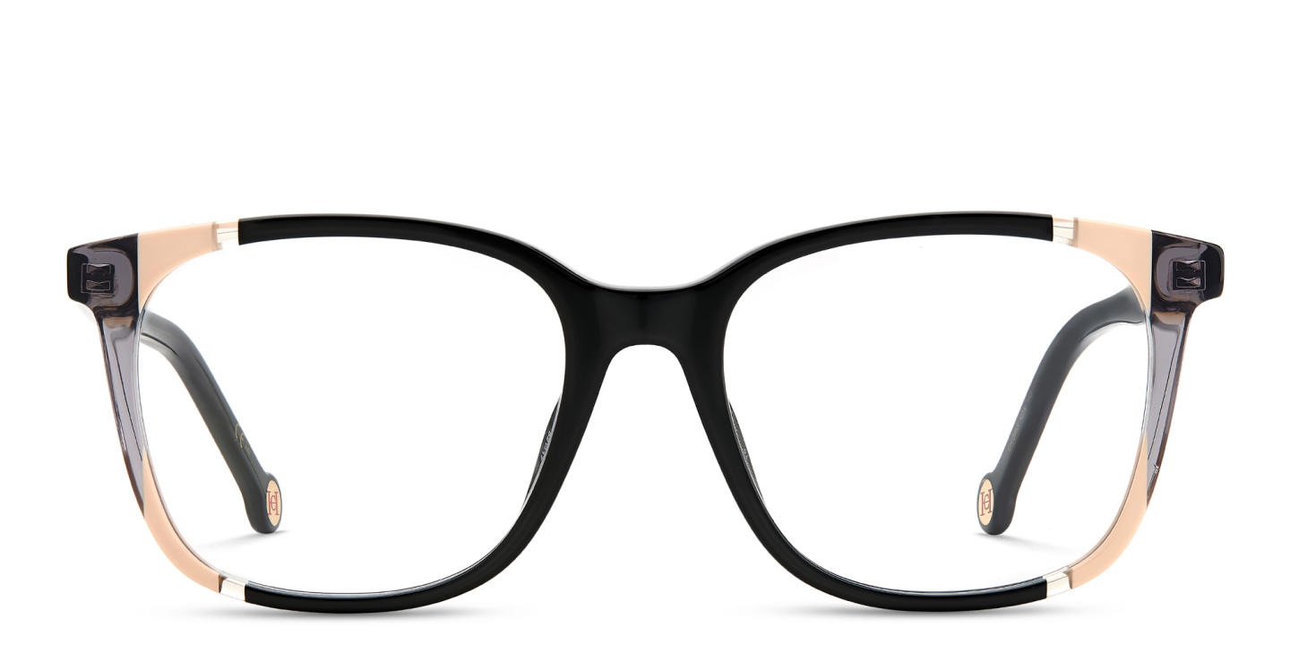 Carolina Herrera Square Eyeglasses in Black – Product Photo 0