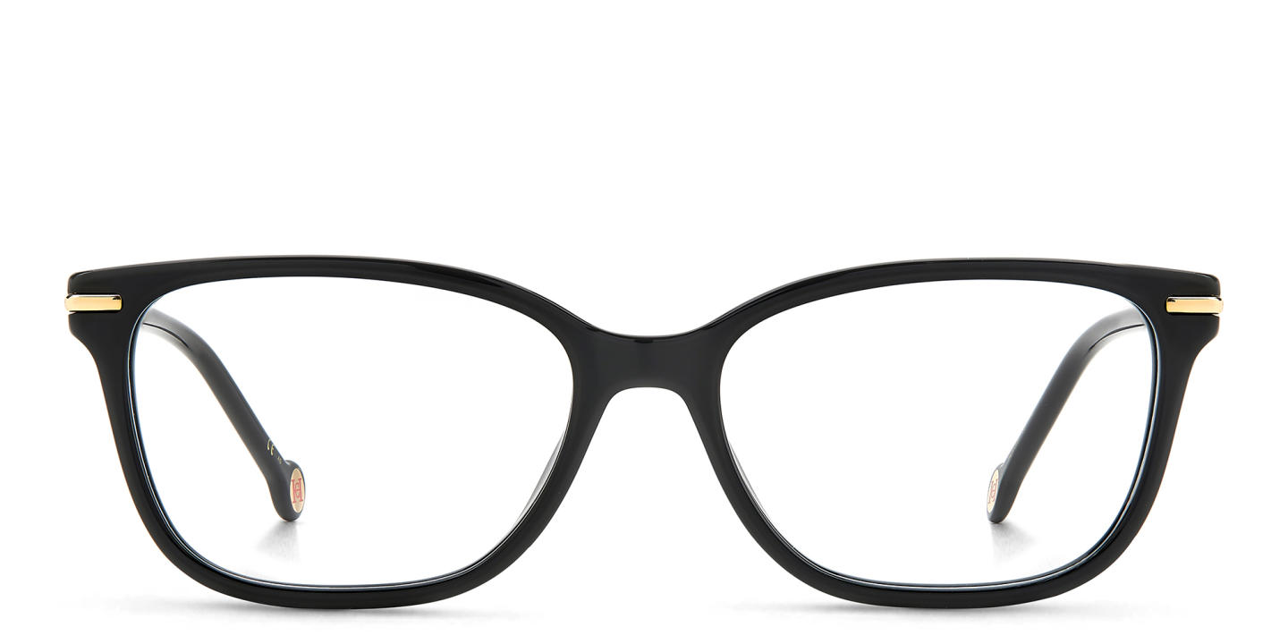 Carolina Herrera Rectangle Eyeglasses in Black – Product Photo 0