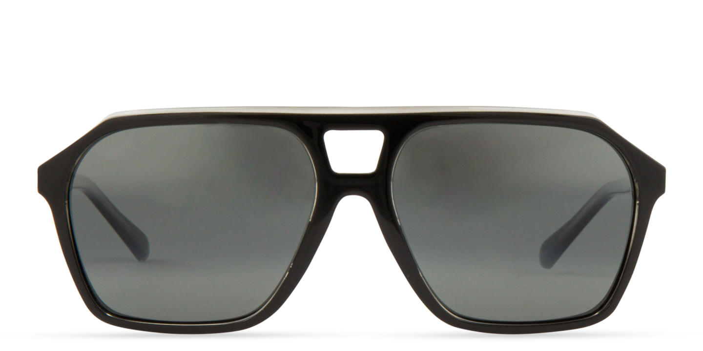 Shop Maui Jim Wedges Aviator Sunglasses in Black online.