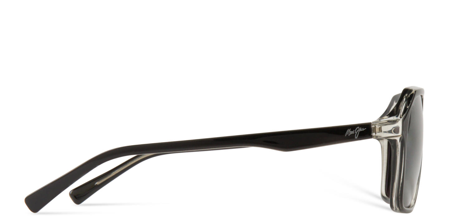 Shop Maui Jim Wedges Aviator Sunglasses in Black online.