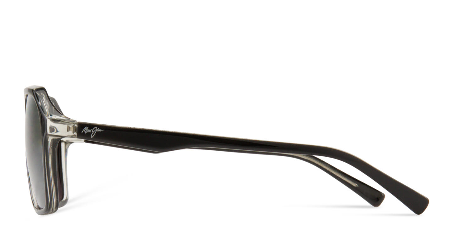Shop Maui Jim Wedges Aviator Sunglasses in Black online.