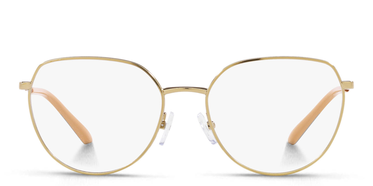 Armani Exchange Round Eyeglasses in Gold – Product Photo 0