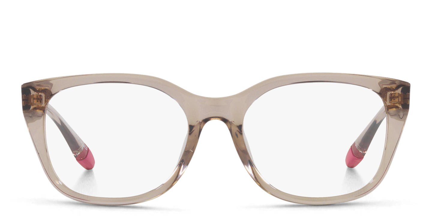 Armani Exchange Square Eyeglasses in Beige – Product Photo 0