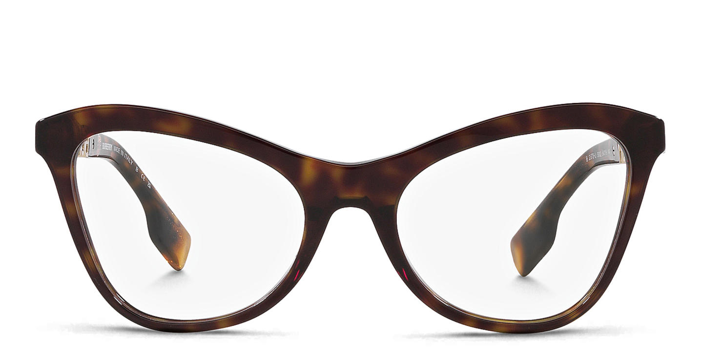 BURBERRY Cat-Eye Eyeglasses in Dark Havana – Product Photo 0