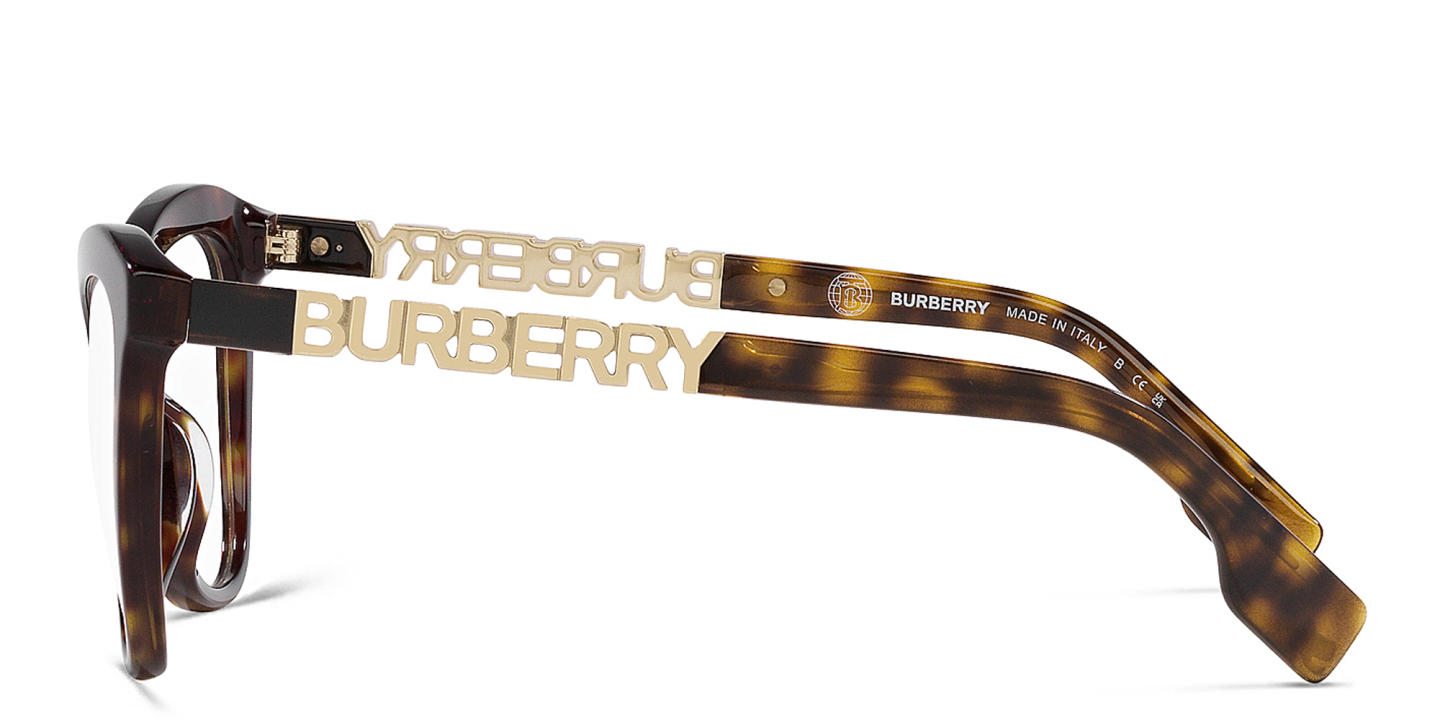 BURBERRY Cat-Eye Eyeglasses in Dark Havana – Product Photo 3